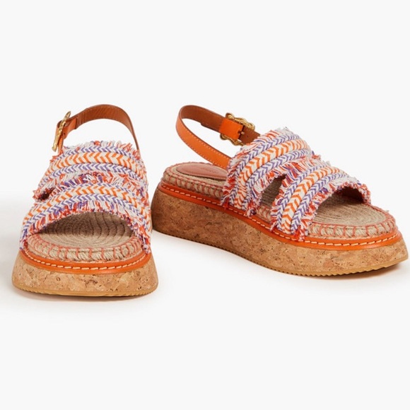 Zimmerman size 8 Colorful Platform Sandals GREAT CONDITION - Picture 1 of 4